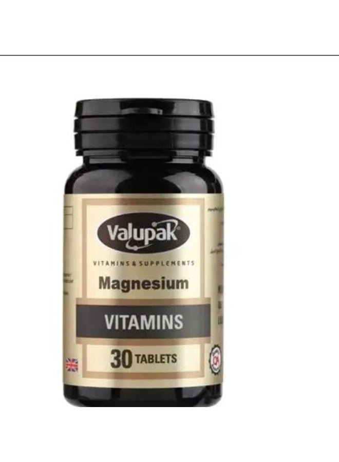 VALUPAK Magnesium 187.5Mg Tablet 30'S - Image 2